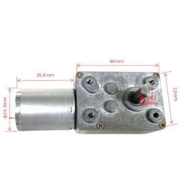 China Long worklife totally enclosed 50kg.cm quiet 3246WG370 800 rpm mini worm dc gear motor with encoder zu verkaufen