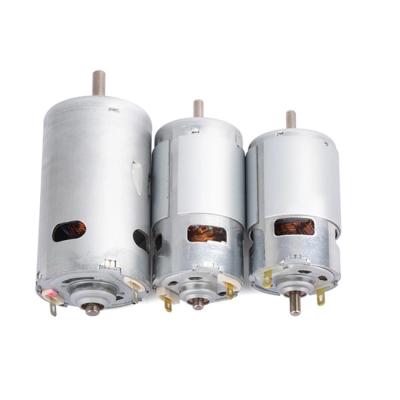 China Factory Wholesale Totally Enclosed Electric 12 Shaft 3mm volt 24v motor dc 550 for balance car for sale