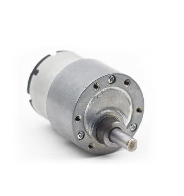 China 2021 300rpm High Torque 12v 24v DC Gearbox 37gb-520 Totally Enclosed Electric Motor Speed ​​Variator for sale