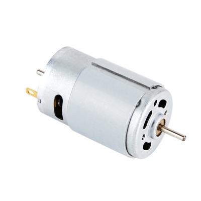 China 2021 totally enclosed small volume carbon brush rs390 3.7v 9v dc electric motor with long shaft for sale