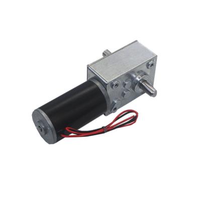 China Interesting Price 90deg 5840WG31 DC Composite Motor Totally Enclosed Worm Gear 100 RPM Right Angle Motor for sale