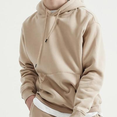 China Ready-to-Ship Plain Pullover Anti-Shrink Hoodies For Men Unisex Thick Fleece Casual Cotton 100% White Hoodies for sale