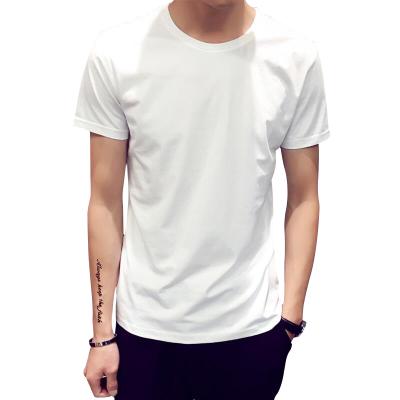 China Comfortable Anti-Pilling Mens T-Shirts O-Neck Plain T-shirt Design Your Own Logo Blank White Tshirt for sale