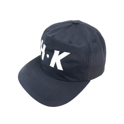 China COMMON Wholesale Custom Nylon Printing 5 Panel Snapback Cap Hat for sale