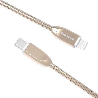 China MP3/MP4 Player Android MFI Metal OTG USB C Charger Fast Charging Braided Cable to Apple Cable for iPhone Samsung for sale