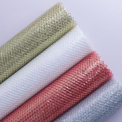 China High Quality Mermaid Bouquet Wrapping Gauze Net Rose Flower Packing Gauze Korean Version Of Wrapping Paper Material for sale