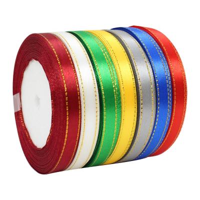 China Handmade Double Phnom Penh Ribbon Recyled 1cm Ribbon Gift Wrapping Ribbon DIY Flower Decoration for sale