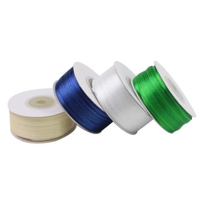 China Factory Sale 0.3Cm Sugar Box Ribbon Handmade Ribbon Dirty Recyled Gift Wrapping Ribbon for sale