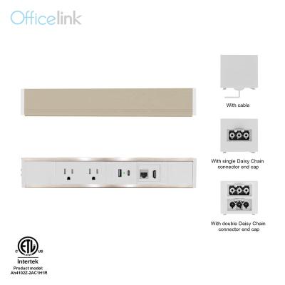 China Commercial desktop socket with USB USA C outlets and charger for sale