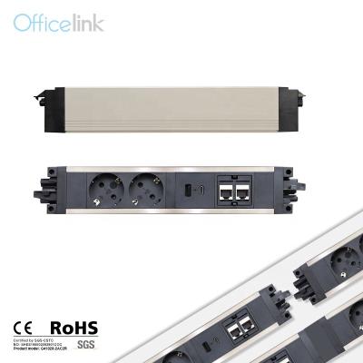 China Commercial Socket With USB Charger And RJ45 Jack And GST Connector for sale