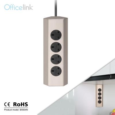 China Commercial UK socket for kitchen corner with stainless steel frame for sale