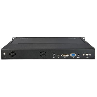 China Cheap AIO Rack Mount 1U (All In One) 17.3 Inch USB KVM Console 12V Power Supply Cable DVI Port LCD KVM Switch for sale