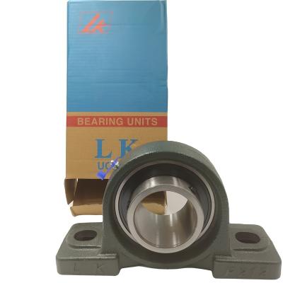 China Long Life China Brand LK UCP212 Pillow Block Bearing Cast Iron Low Noise Housing Insert Bearing Pillow Block Unit UCP 212 for sale