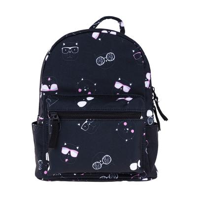 China Trend Mini Backpack Ladies Casual Backpack Oxford Waterproof 3D Digital Border Fabric Printing Student School Bag for sale