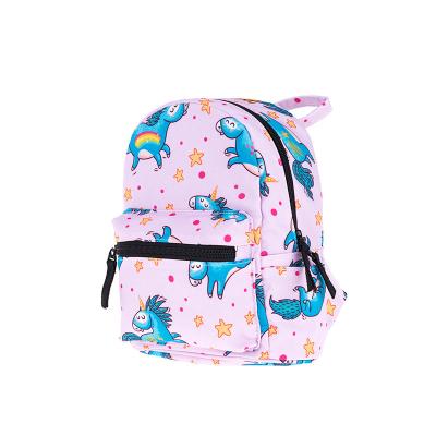 China Waterproof border Korean version of children's digital printing 3D Oxford cloth backpack mini ladies casual backpack for sale