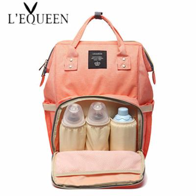 China PORTABLE Hot Selling Large Capacity Baby Care Backpacks Mummy Diaper Bag Waterproof Diaper Bag for sale