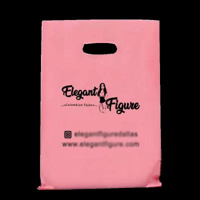 China Recyclable Custom Printing Plastic Bags Single Layer Shopping Bag With Handle for sale