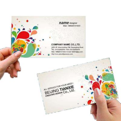 China paper & Custom Greeting Card Print Cardboard Business Name Cards Printing for sale