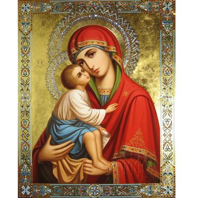 China Modern Marry Mother 5d Diamond Painting Islamic Religious Icons Wall Art for sale