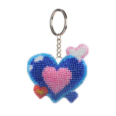 China China Diy Bead Embroidery Toys For Kids Beads Cross Stitch Kit Key Chain Toy Homemade Gift for sale