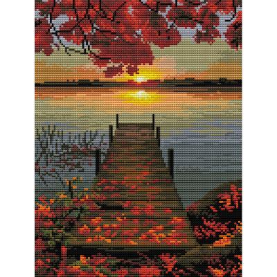 China Around the World Simple Stitch Kit DIY Cross Landscape Pattern Needlework Embroidery Designs for sale