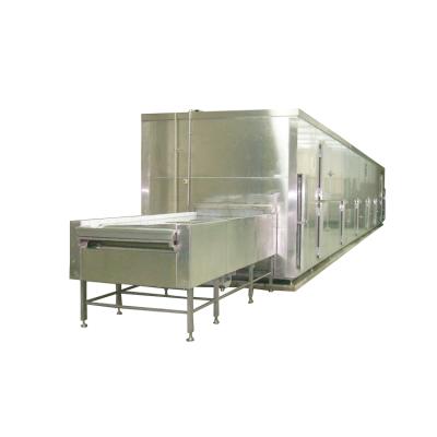 China Food Freezing Tunnel Fluidized IQF Freezer for sale