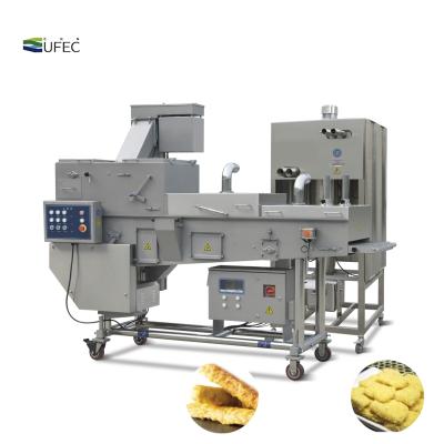 China Industrial Patty Nuggets Preduster Coating Machine For KFC Foods / Whole Automatic Preduster Machine for sale