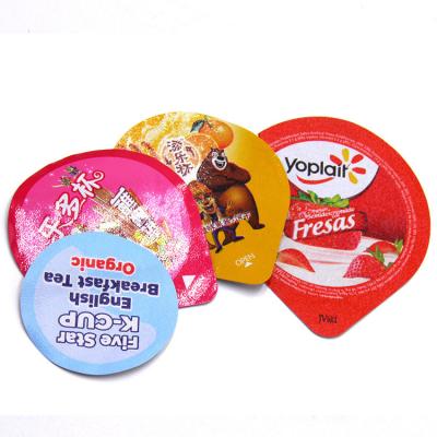 China Die Cut Dairy Aluminum Foil Lid 38Micron 40Micron for sale