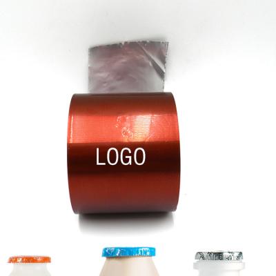 China Custom Yogurt Packing Aluminum Foil Bottle Cap 80 To 100 Micron for sale