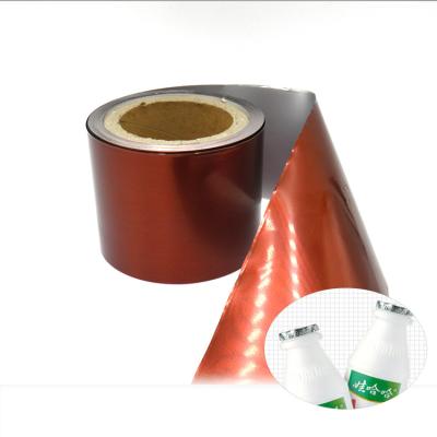 China OEM Printed Aluminum Foil Bottle Cap 8011 Leak Proof Food Packaging Film for sale