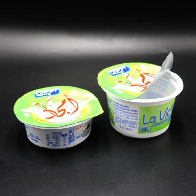 Cina I pp arrotondano gli adesivi riciclabili amichevoli di Eco del coperchio della stagnola del yogurt per le tazze dell'acqua del caffè in vendita