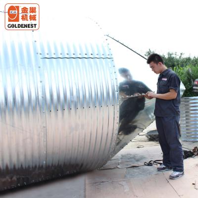 China Farms Hot Galvanized Chicken House Feed Silo For Feed Filling System for sale