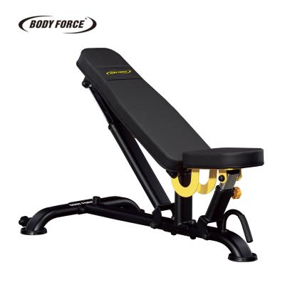 China BODY FORCE Powder-coated steel multi function bench for sale