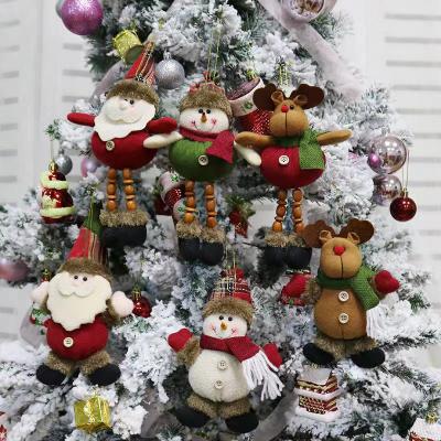 China 2020 Christmas Decorations Christmas gifts toy plush doll furniture decorations small pendants for sale