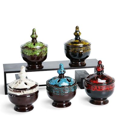 China Arabian kiln incense burner ceramic antique incense burner sandalwood incense for sale