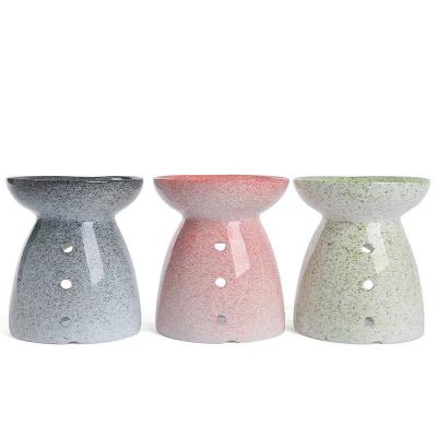 China wholesale Colored Ceramics aroma essential oil incense wax melt burner for sale