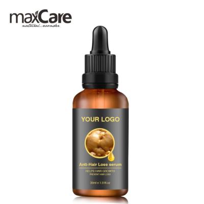 China Hair Regrowth Serum Private Label Ginger Growth Essence Regenerating Treatment For Bald Hair for sale