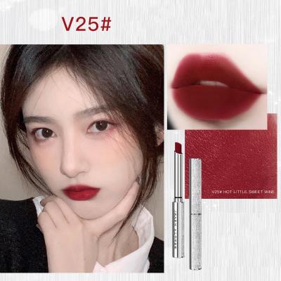 China Waterproof Customize Personalized Vegan Organic Matte Long Mini Lipsticks for sale