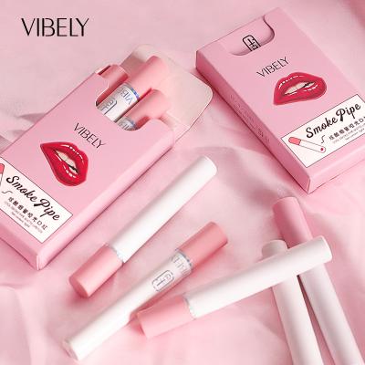 China Wholesale Waterproof Cigarette Lipstick Nude Matte Long Lasting 4 Pcs Lipstick Set for sale