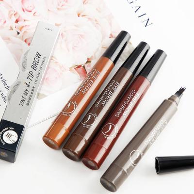 China Custom Waterproof Private Label Waterproof Natural Cosmetic Art Factory Microblading Eyebrow Pencil for sale