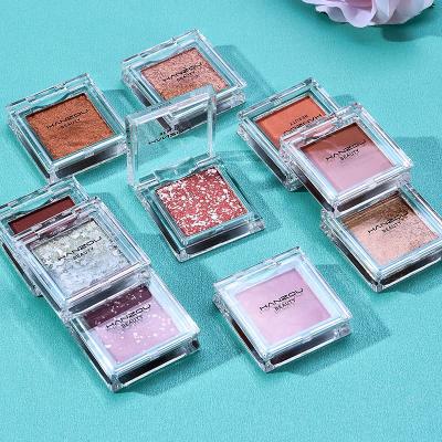 China Waterproof Customize Private Label Makeup Pigmented Beauty Glazed Eyeshadow for sale