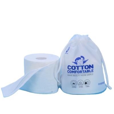 China Hot Selling Child Safe White Disposable Roll Environmental Soft Cotton Face Towel for sale