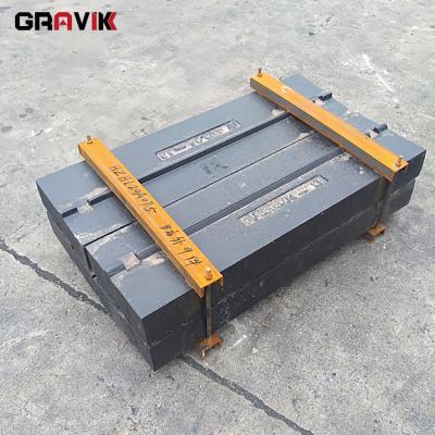 China energy & High Wear Resistance Mining Martensitic Chrome Manganese Casting Impact Crusher Spare Parts Blow Bar for sale