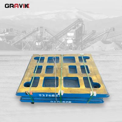 China energy & Mettso Jaw Crusher Spare Parts C116 C130 Jaw Plate Tooth Extracting Plate for sale