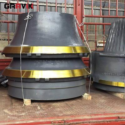 China energy & Mining Parts Good Quality CH440 Cone Crusher Wearproof Parts Envelope And Concave for sale