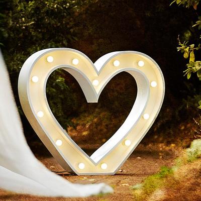 China Vintage Marquee Letter Lights Indoor Outdoor White Classic Heart 40