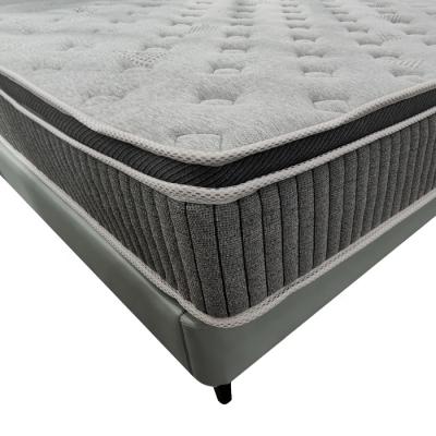 China 10 Inch Queen Size Bedroom Memory Foam Pocket Spring Sleep Bed Mattress Empty Cooling Euro Head In Box for sale