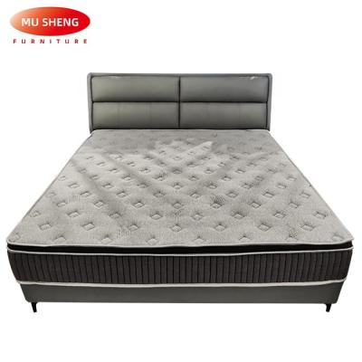 China Euro Queen Size Comfort Cooling Guest Room 5 Zone Pocket Spring Foam Bed Sleep Mattress Top Vacuum In A Box for sale