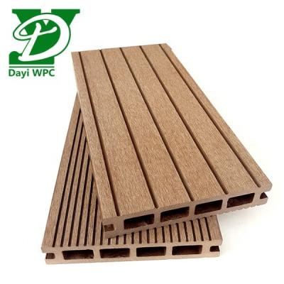 China Waterproof High quality factory direct square hole waterproof Mold Resistant Wood Plastic WPC Composite Decking for sale