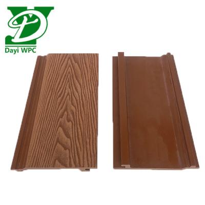 China Environment Friendly Wholesale Synthetic Wall Panels OutdoorPlastic Composite Wood Recycled 100% WPC Waterproof Cladding for sale